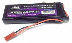 Akumulator do odbiornika (LiPo) ArrowMax AM-700993 7.4 V 1400 mAh Stick BEC