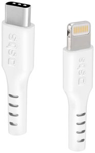USB-C Kabel sbs mobile, Złącze męskie Lightning, Złącze męskie USB-C®, 1 m