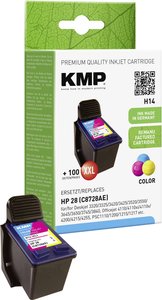 Tusz KMP H14 = HP C8728AE (28), 17 ml, zamiennik, kolor