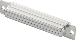 Listwa żeńska D-Sub 180 ° Ilość styków: 37 kielich lutowniczy   1 szt.