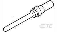 Złącze męskie okrągłe TE Connectivity 205089-1, 1 szt.