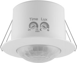 Lampa do zabudowy LEDVANCE SENSOR CEILING FLUSH 360DEG IP20 WT 4058075240316
