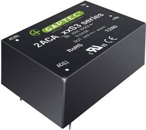 Moduł zasilacza AD/DC, zamknięty Gaptec 2ACA_03S3 3.3 V/DC  2 W