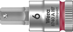 Nasadka 1/4'' (6,3 mm) Wera 8740 A 05003337001 wewnętrzny sześciokąt 6 mm