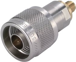 Adapter N Huber & Suhner 22660180, złącze żeńskie N - złącze żeńskie SMA, 1 szt.