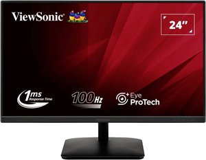 Viewsonic VA2408-MHDB Monitor EEK E (A - G) 60.5 cm (23.8 cal) 1920 x 1080 px 16:9 1 ms HDMI, DisplayPort, USB-B, audio, stereo (jack 3,5 mm), USB 3.2 Gen 1 LCD (IPS)