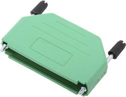 Obudowa złącza D-SUB encitech DPPK37-G-K 6353-0106-04, tworzywo sztuczne, 180 °, 1 szt.