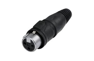 Złącze męskie XLR Rean AV RCX3F-Z-000-1 RCX3F-Z-000-1, brąz, złącze żeńskie proste, 1 szt.
