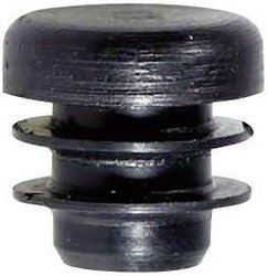 Zaślepka lamelowa do profili okrągłych PB Fastener, 085 0120 699 03, 085 0120 699 03, (Ø x W) 12 mm x 15.5 mm, czarny, 1 szt.