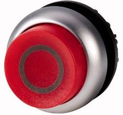 Przycisk podświetlany  Eaton M22-DRLH-R-X0 pierścień przedni z tworzywa sztucznego    1 szt.