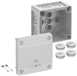 Skrzynka przyłączeniowa Spelsberg Abox Pro 025-L, IP66, IP67, IP69, (D x S x W) 92 x 92 x 60 mm, szary, 1 szt.