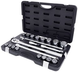 Zestaw kluczy nasadowych 3/4",, 21-częściowy sześciokąt Zestaw kluczy nasadowych KS Tools 911.0721 911.0721