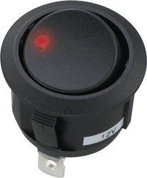 Przełącznik kołyskowy samochodowy TRU COMPONENTS TC-R13-112CL-02 1587930, 1 x wł/wł, 12 V/DC, 20 A