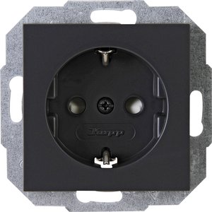 Gniazdo elektryczne Płytka przycisku Kopp ATHENIS 940015083, antracytowy