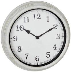 TFA Dostmann 60.3067.02 Kwarcowy Zegarek outdoorowy 380 mm x 63 mm biały bryzgoszczelny, duży wyświetlacz
