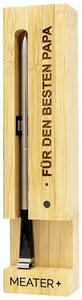 Termometr grillowy Meater Weihnachts-Edition ''Der beste Papa'' drewno