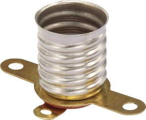 Gniazdo lampy TRU COMPONENTS 1243978 Gniazdo: E10 Złącze: Oczko lutownicze 1 szt.
