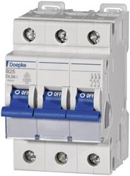 Wyłącznik automatyczny Doepke DLS6I B16A 3polig 10KA 09916113, 3 styki, 230 V, 400 V, 16 A