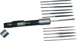 Zestaw mini pilników Rona, uchwyt, 40 x 115 x 170 mm, 13 szt.