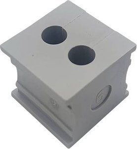 Przepust kablowy TRU COMPONENTS KT 2/6 TC-10329280, (D x S) 21 mm x 21 mm, elastomer, 1 szt.