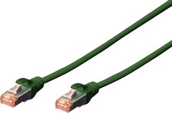 Kabel LAN Digitus DK-1644-0025/G, 1 szt., RJ45, CAT 6, S/FTP, 0.25 m, zielony
