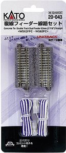 Złącze Unitrack KATO 20-043, podwójne, 62 mm, w skali N, K