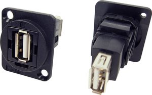 Adapter XLR gniazdo USB 2.0 a na USB 2.0 A. Cliff CP30208N, 1 szt.