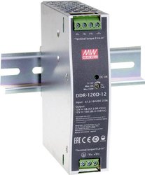 Przetwornik DC/DC na szynę DIN Mean Well DDR-120C-12 DDR-120C-12  12 V/DC 10 A 120 W Ilość wyjść:1 x