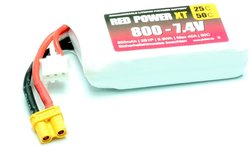 Pakiet akumulatorów (LiPo) 7.4 V 800 mAh 25 C Red Power Softcase XT30