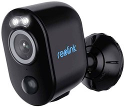 Kamera monitorująca Reolink Argus Series B330 zasilana bateryjnie 5 MP WiFi (czarna) z reflektorem i czujnikiem ruchu Kamera monitoringu IP Reolink Argus Series B330 - B WLAN 2880 x 1616 px