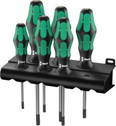 Zestaw śrubokrętów 367/6 TORX Kraftform Plus + stojak 6-częściowy Zestaw wkrętaków Wera 367/6 TORX® 05028062001