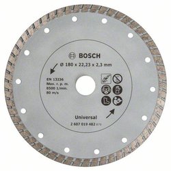 Diamentowa tarcza tnąca Turbo 180 mm do materiałów budowlanych Tarcza diamentowa TS Turbo Bosch, 180 mm