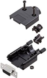 Zestaw listew żeńskich D-Sub Amphenol L17DTPK-P-37+L77HDC62S, rzędy: 3, styki: 62, 180 °, 1 szt.