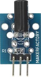 Ekspresowy czujnik wstrząsów / uderzenia (2 szt.) - Kompatybilny z Arduino® Moduł czujnika MAKERFACTORY MF-6402150 1 szt.