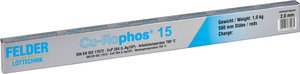 Cyna lutownicza Felder Löttechnik ''Cu-Rophos 15'' sztabka CuP 284  1 kg 2 mm