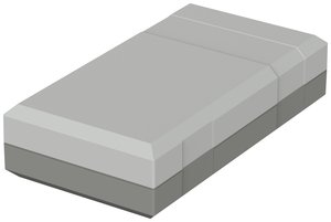 Obudowa elektroniki ELEGANT EG 1230 Bopla 32123002 polistyrol (EPS) szaro-biały (ral 7035) 125 x 67 x 30 1 szt.