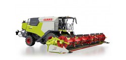 Model pojazdu rolniczego Wiking 077857 Spur 1 Claas Trion 720 Montana z Convio 1080