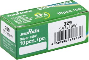 Ogniwo guzikowe Murata SR731SW-PBWW tlenkowo-srebrowe 39 mAh 1.55 V 10 szt.