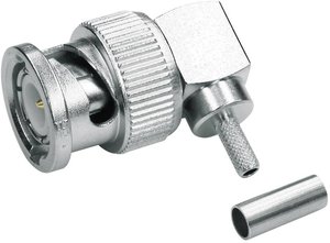 Złącze BNC Telegärtner J01000A0010 J01000A0010 złącze męskie kątowe 50 Ω 1 szt.