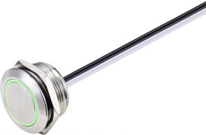 Przycisk TRU COMPONENTS TC-9219112, 22 mm, 24 V/DC, 50 mA, 1 szt.