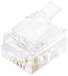 Złącze męskie RJ TRU COMPONENTS TC-10336036, RJ11, CAT 3, piny:6P4C, 1 szt.