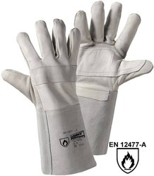 L+D worky RAZZO-jnr. 1826J Bydlęca skóra licowa Rękawice spawalnicze Rozmiar rękawic: 8, M EN 12477-A, EN 388, EN 407   CAT II 1 par(a)