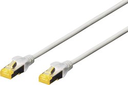 Kabel krosowy DIGITUS Professional CAT 6A S-FTP, Cu, LSZH, AWG 26/7, długość 3,0 m, kolor szary Kabel LAN Digitus DK-1644-A-030, 1 szt., RJ45, CAT 6a, S/FTP, 3.00 m, szary