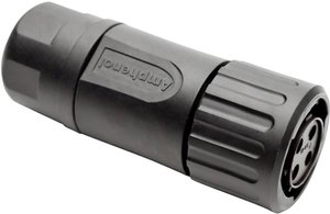 Złącze męskie okrągłe Amphenol RTS 6BS 12N 4S03, styki:4, 350 V, 23 A, 1 szt.