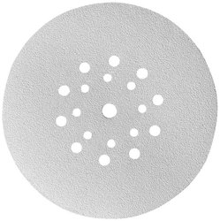 Tarcza szlifierska kwb Quick-Stick K 80 - do szlifierek z długą szyją, 225 mm Ø, powłoka stearynianowa, perforowana na rzep Papier ścierny delta, zestaw kwb  492108  5 szt.