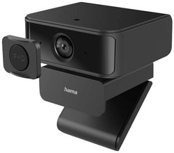 Kamera internetowa „C-650 Face Tracking”, 1080p, USB-C, do wideorozmów/konferencji Hama C-650 Face Tracking Kamera internetowa FHD 1920 x 1080 Pixel uchwyt