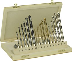 Zestaw wierteł spiralnych do drewna Brüder Mannesmann M54317 1 szt.