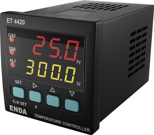Termostat PID Enda ET4420-230 Pt100, J, K, T, S, R Przekaźnik 2 A, SSR (D x S x W) 94 x 48 x 48 mm