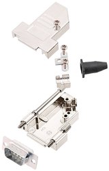 Zestaw listew męskich D-Sub encitech DTSL09-LJSRG-S-DBP-W-K 6355-8042-01, rzędy: 2, styki: 9, 45 °, 1 szt.