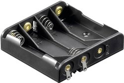 Gniazdo baterii walcowych, 4 x Micro